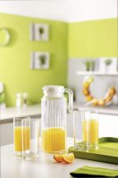 Krug "Quadro" mit Deckel