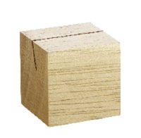 Kartenhalter „Würfel“ natur