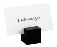 Kartenhalter „Würfel“ dunkelbraun