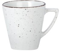 Porzellanserie "Granja" weiß Tasse obere Kaffee Grande