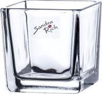 Glas "Cube" 8x8x8cm klar