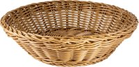 Korb rund 25x7cm braun