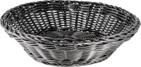 Korb rund 25x7cm schwarz