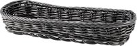 Korb Besteck rechteckig 27x11x4,5cm schwarz