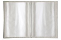 Speisekarte "Felia" A4 schwarz + grau