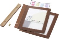 Einleger einzeln A5 braun