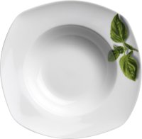 Pastateller "Basilikum" Ø 30 cm, quadratisch