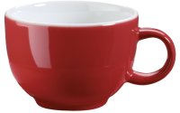 Kaffee-/Cappuccinotasse obere rot