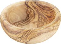 Olivenholzschale, rund