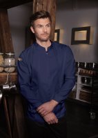 Kochjacke Herren "Green-Generation", stahlblau