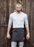 Lederschürze, schwarz Vorbinder