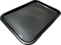 Serviertablett PP 41,5x31cm schwarz