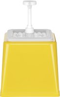 Pump-Soßenspender 2,5L gelb