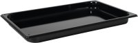 Konvektomatenblech GN, schwarz emaillliert 4 cm tief