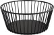 Korb "Urban" Metall, schwarz Ø 20 cm x H: 8,5 cm ()