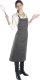 Latzschürze dunkelgrau ()