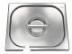 GN-Deckel mit Löffelausschnitt Edelstahl für 1/2 ()