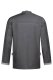 Kochjacke Herren, Bikerstyle, langarm, anthrazit Gr. S (3)