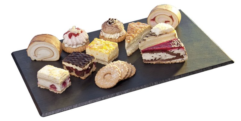 Melamin-Buffetplatte "Lava" GN 1/1 (1)