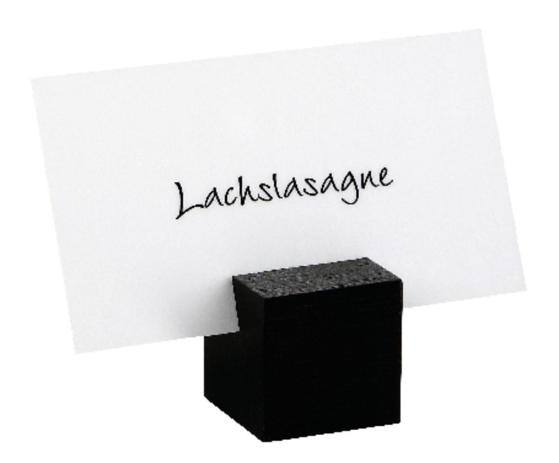 Kartenhalter „Würfel“ dunkelbraun (1)