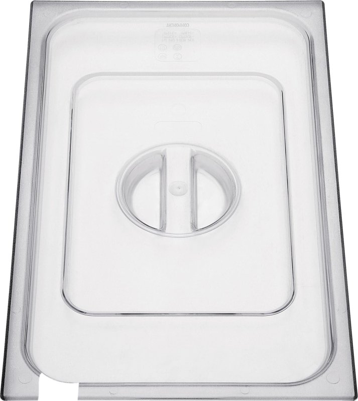 GN-Deckel mit Löffelausschnitt Polycarbonat für 1/3 (1)