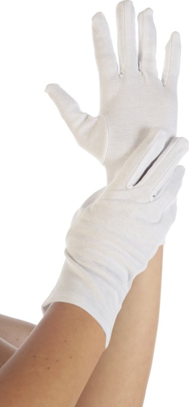 Baumwollhandschuh weiß Größe L (1)