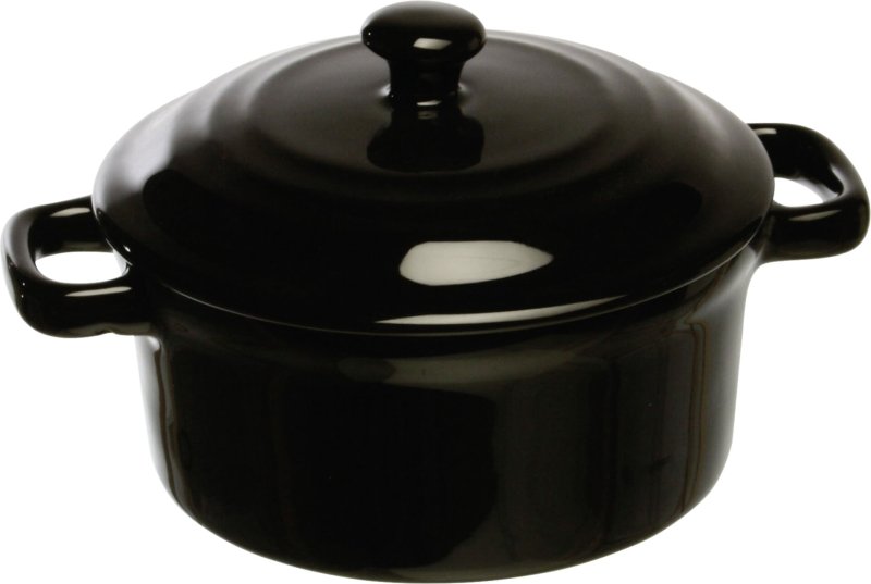 Mini-Casserole "Lory" Ø10cm H:5cm schwarz (1)