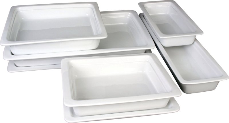 GN-Behälter, Porzellan, 65 mm tief 1/6 GN (5)