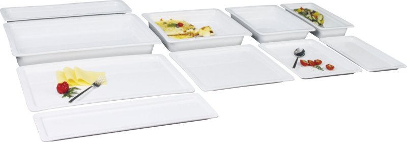 GN-Behälter, Porzellan, 65 mm tief 1/6 GN (6)