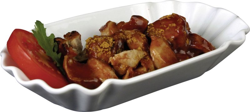 Pommesschale schwarz 24,5x13,2cm (2)