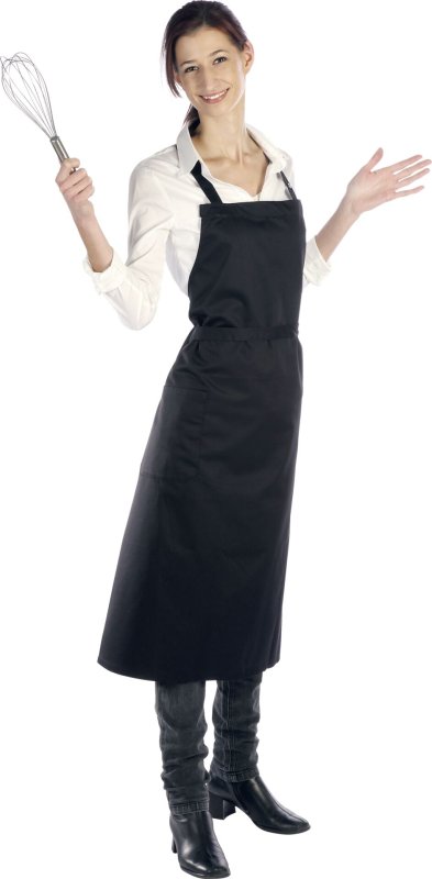 Latzschürze dunkelgrau (3)