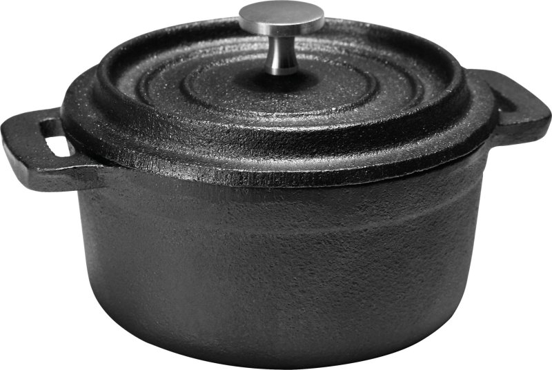 Gusseiserne Servierartikel rund, Ø10cm (1)