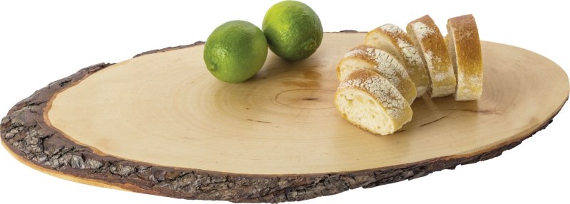 Rindenholzbrett oval 45cm (2)