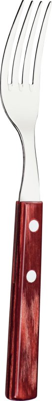 Steak-/Pizzabesteck "Churrasco" Gabel L: 20cm mahagoni (1)