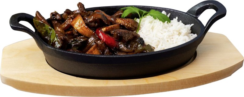 Gusseiserne Servierartikel oval, 21x15cm (1)