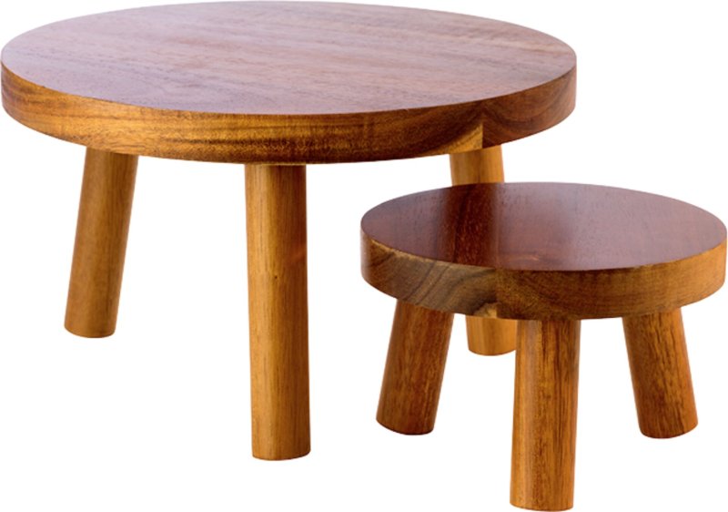 Buffetständer "Holzfuß" Ø 15 cm, H: 10 cm (3)