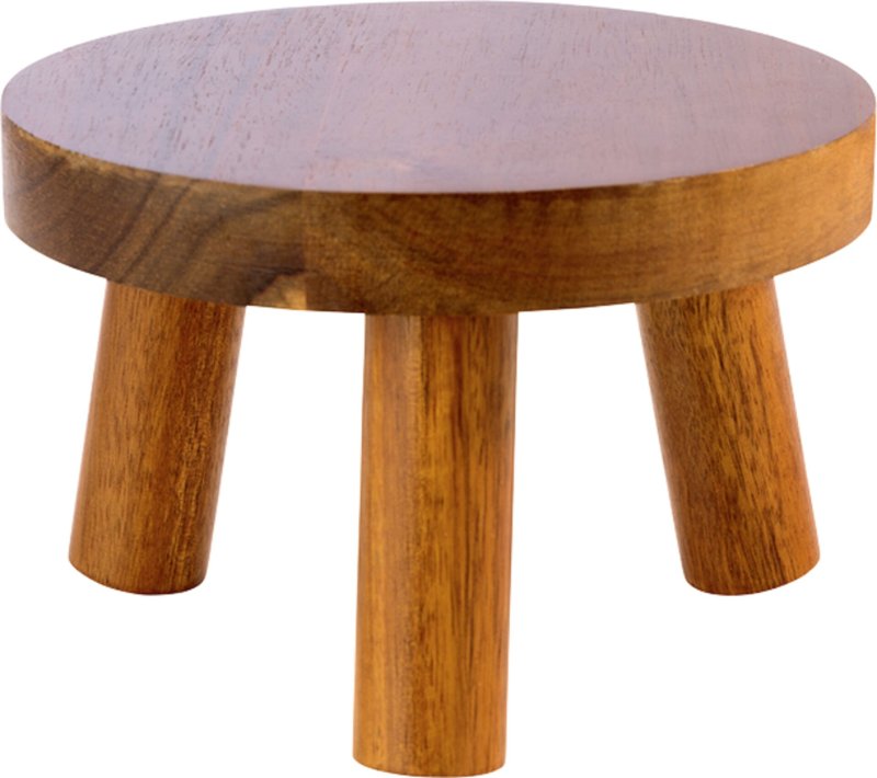 Buffetständer "Holzfuß" Ø 15 cm, H: 10 cm (1)