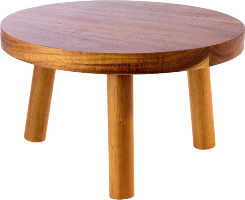 Buffetständer "Holzfuß" Ø 25 cm, H: 15 cm (1)