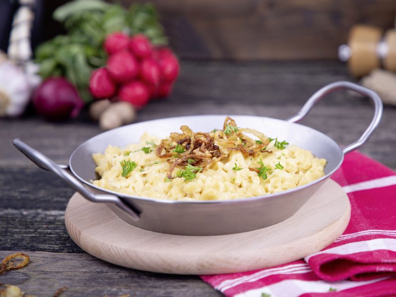 Schlemmerpfännchen mit Servierbrett, Eisen Ø 20,0 cm, 0,60 L (2)