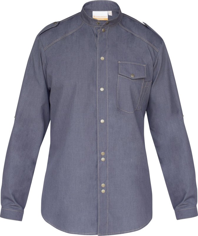 Kochhemd „Jeans Style" Gr. 48 (1)