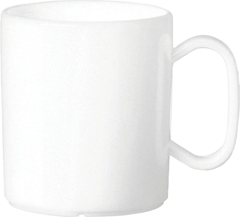 Becher "Colour" mit Henkel weiss (1)