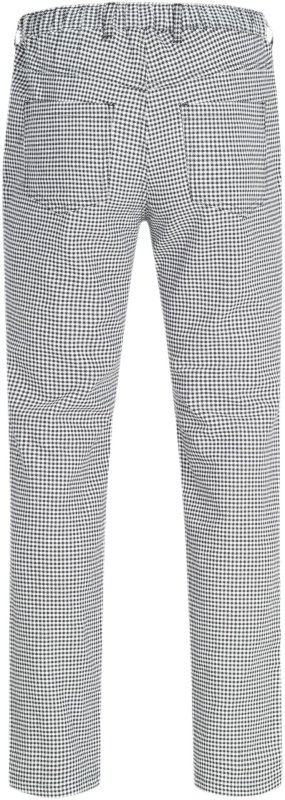 Herren-Hose "Five-Pocket" kariert schwarz/ weiß Größe 42 (2)