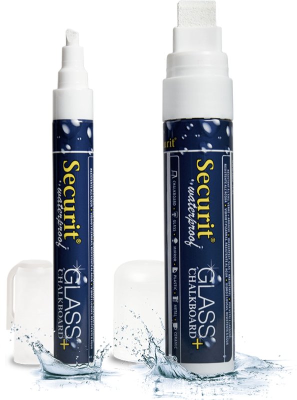 Kreidemarker 2-6 mm wasserfest weiss (2)