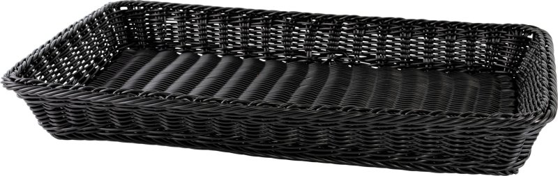 Korb GN 1/1, H: 6,5cm schwarz (1)
