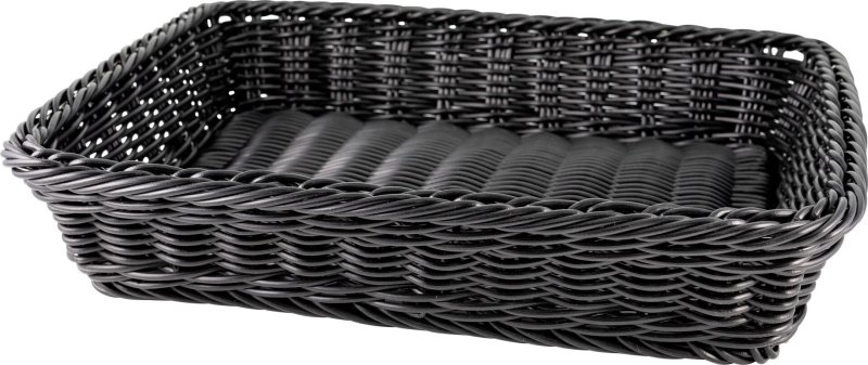 Korb GN 1/2, H: 6,5cm schwarz (1)