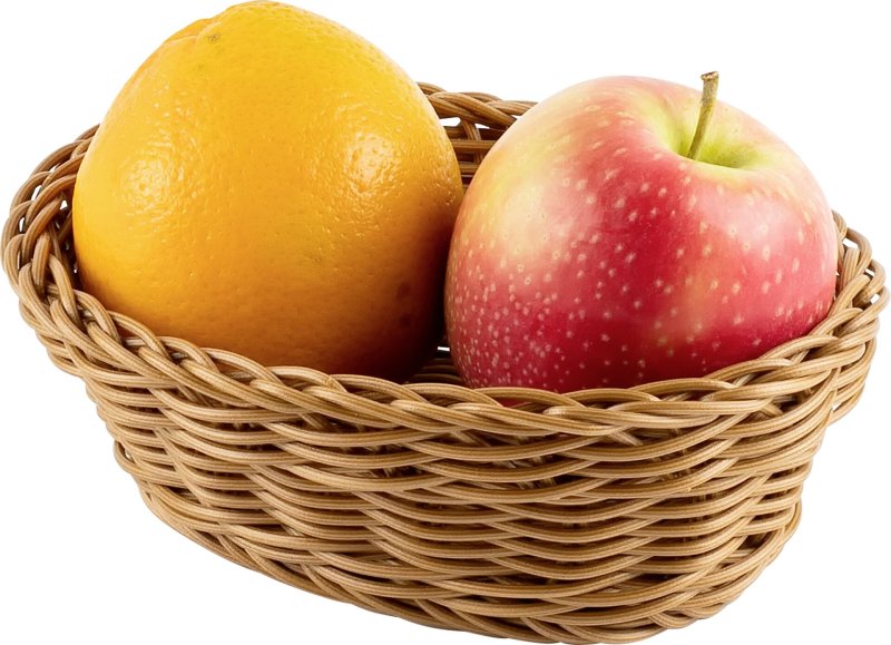 Korb oval 18x13x6cm beige (2)