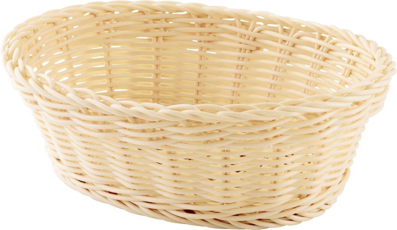 Korb oval 23x17x8cm beige (1)