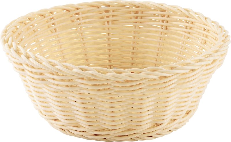 Korb rund 20x8cm beige (1)