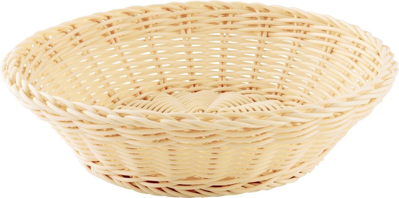Korb rund 25x7cm beige (1)