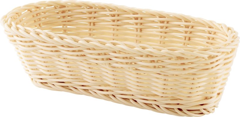 Korb länglich 23x11x7cm beige (1)